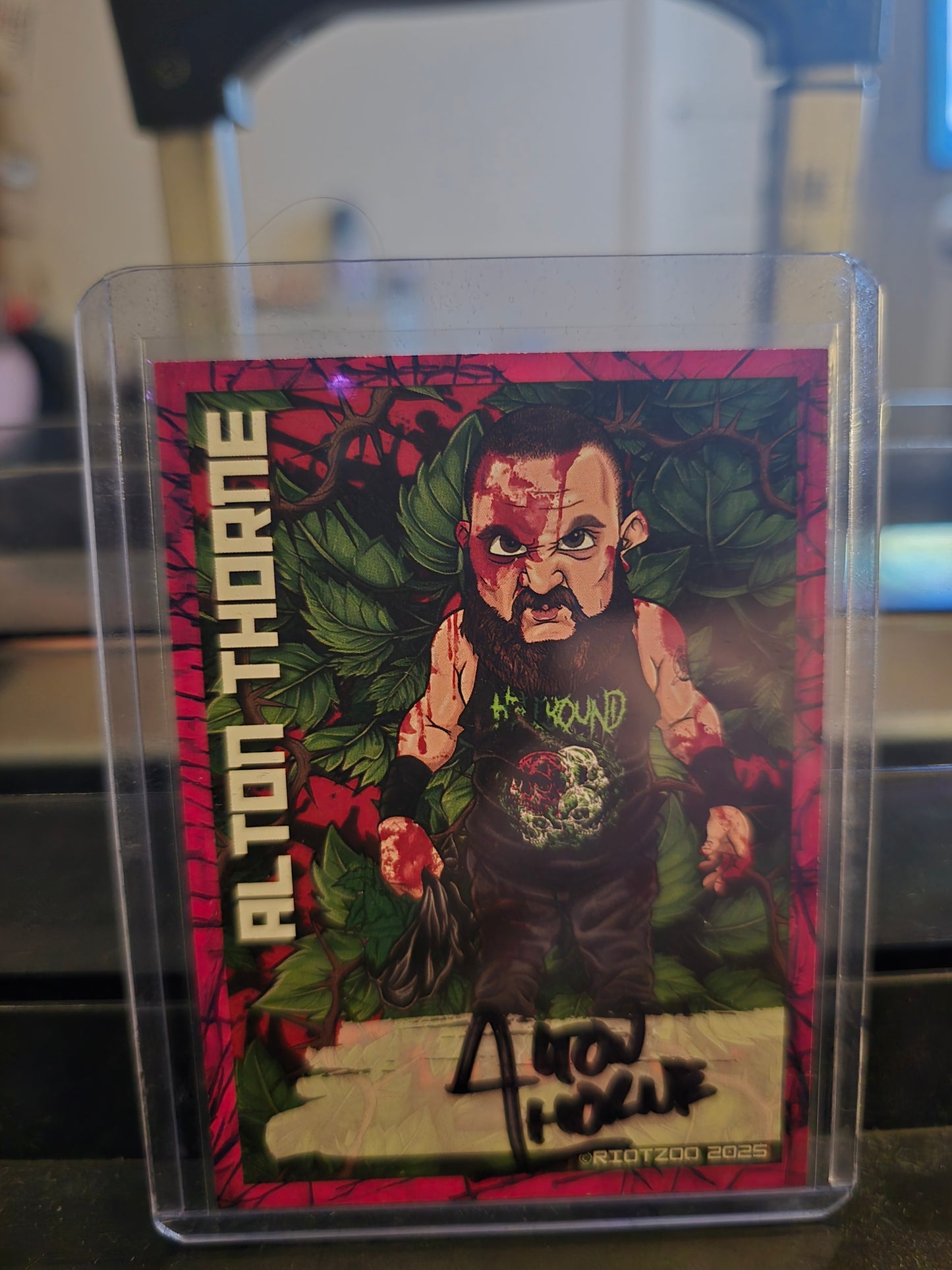 Alton thorne signed card