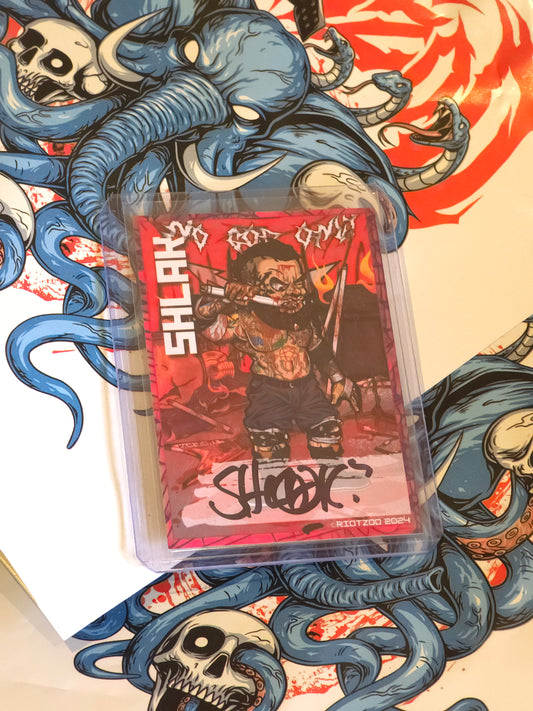 Shlak signed card