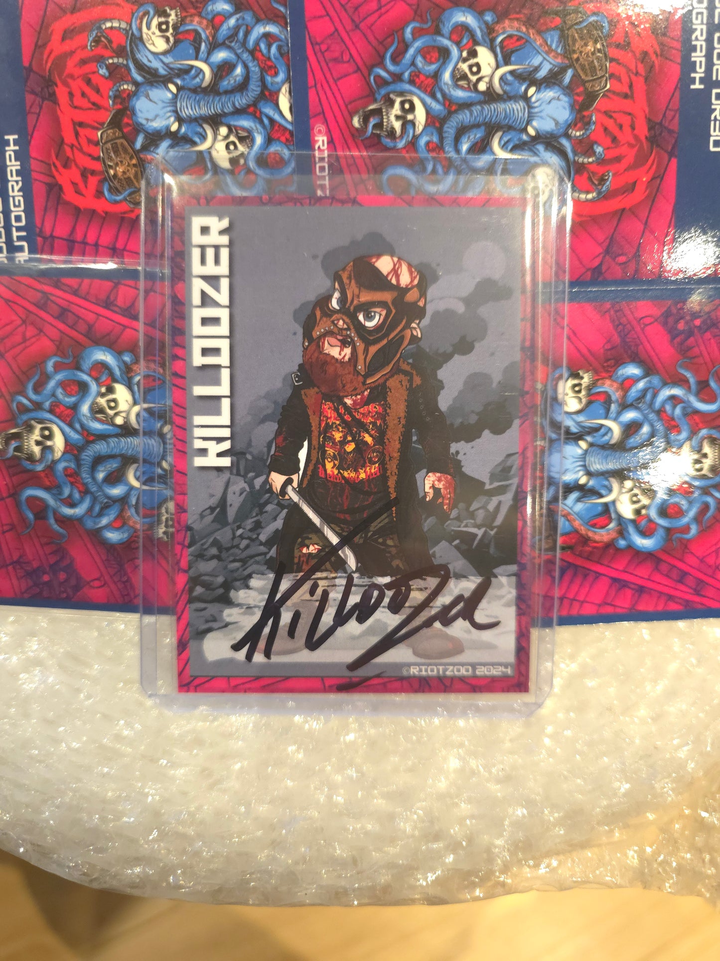 Killdozer signed card