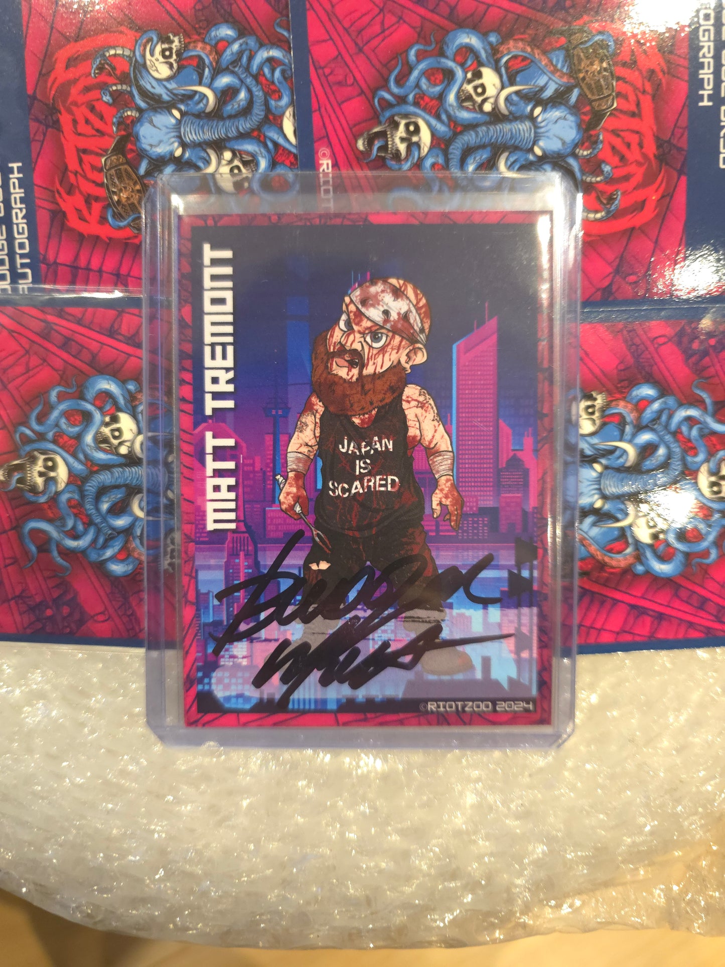 Tremont signed card