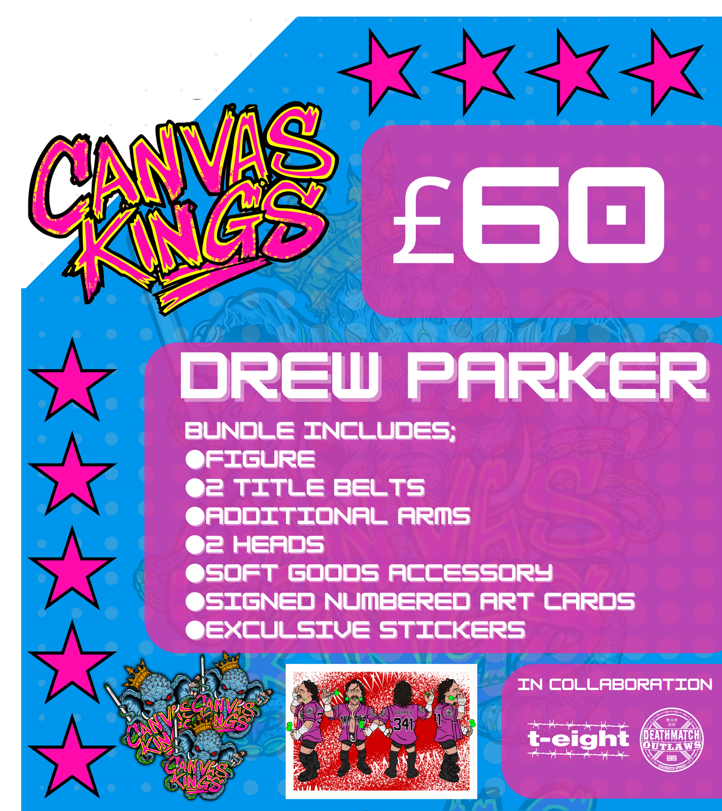 Drew Parker Canvas Kings retro