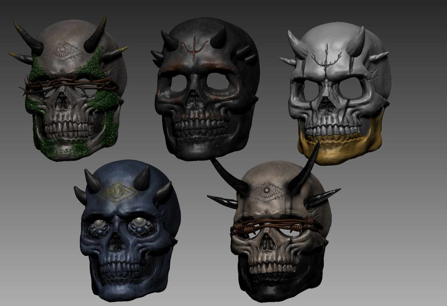 The kings masks