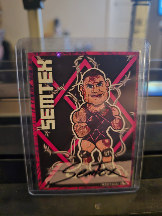 Semtex signed card